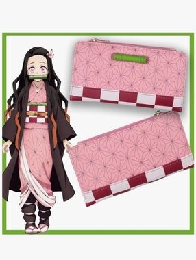 Demon Slayer: Kimetsu no Yaiba Nezuko Kimono Print Continental Flap Wallet